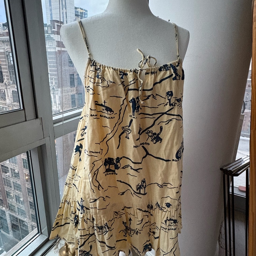 Urban Outfitters Yellow California Sundress